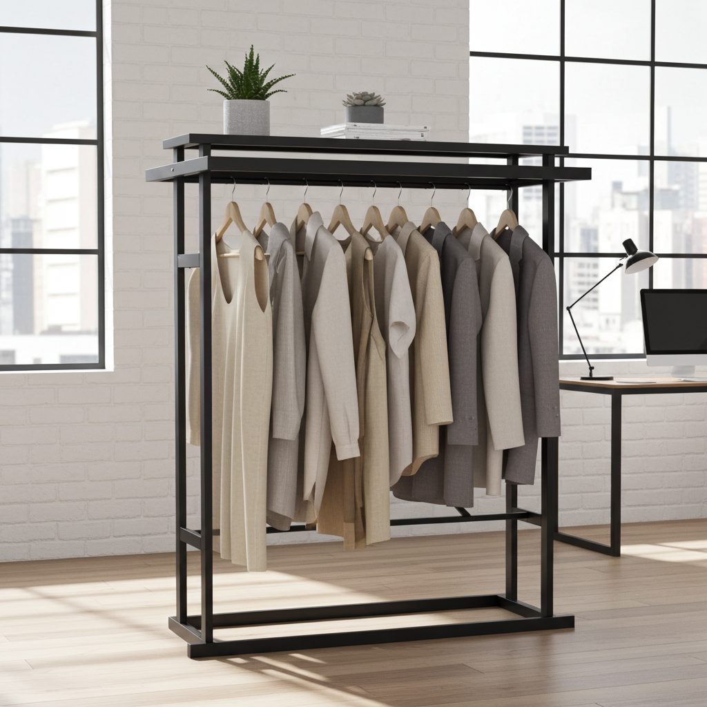 Kleiderständer LOFT Karo 120cm